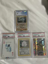 Pokemon Card Graded Lot with Mega Blastoise EX PSA 10 Evolutions