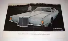 1972 Lincoln Continental Mark IV Car Ad - Unique!