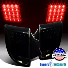 Fits 2000-2005 Celica LED Tail Lights Brake Lamp Glossy Black/Smoke