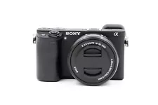 NEAR MINT Sony a6300 24.2MP Digital Camera w/16-50mm f3.5-5.6 PZ, ONLY 660 SHOTS