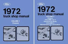 1972 Ford Truck Bronco Econoline Shop Service Repair Manual Book Engine Chassis