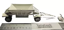 Peterbuilt white dump trailers diecast