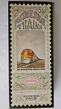 Aurora Postage Stamp Trains #4703 Santa Fe Diesel Freight Set 220 Complete