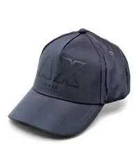 Armani Exchange Baseball Cap One Size Adjustable Navy w/ Embossed AX Logo NWT