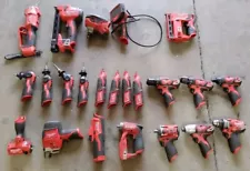 For Parts/Not Working- Milwaukee 2534-20 M12 Pruning Shears (Assorted Lot Of 23)