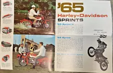 1965 Harley-Davidson 250cc Sprints sales brochure