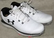 Under Armour Golf Shoes HOVR Drive GoreTex SMGX White / Black Sz 9 *NICE*