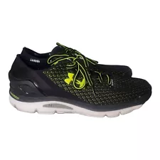 Men’s Under Armour Speedform Size 12 Neon Yellow and Black.