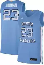 JORDAN MENS COLLEGE UNC NORTH CAROLINA #23 DRI-FIT JERSEY