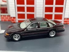 1995-1996 Chevy Impala SS Dark Cherry Metallic 1/64 Limited Edition