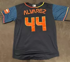 Yordan Alvarez Houston Astros City Connect Navy Jersey