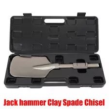 Clay Spade Scoop Shovel Bit Jack Hammer Chisel Bits w/ Case for Demolition SALE!