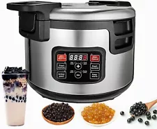 90% New 19L Big Capacity Tapioca Cooker Commercial Pearl Maker for Bubble Tea US