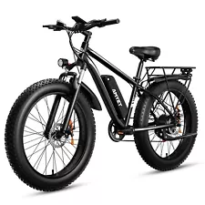 AMYET Electric Bike 1000W 48V/15Ah 26" Fat Tire e bike E Bicycle for Adult US