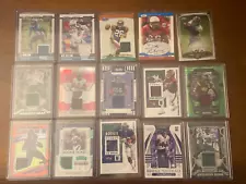 40+ Football Autograph Memorabilia Jersey Refractor HOF #nmbrd Lot