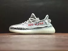 Adidas YEEZY BOOST 350 V2 BONE Zebra Sports Shoes for Men and Women CP9654