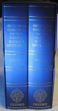 Historical Thesaurus of the Oxford English Dictionary : With Additional Material