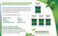 Desintoxicador Detox Program 4 productos limpieza colon,higado,rinones,estomago