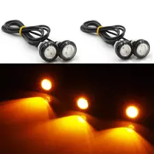 Set of 4pcs Grille Led Amber Lights Light For Toyota 4Runner TRD Pro 2014-2021