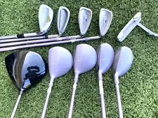 Complete Womens Golf Club Set Callaway Diablo Edge Driver, Tiger Shark 10 Pcs.