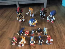 15 - Mixed LOT Sega Sonic the Hedgehog Character Toy Figures