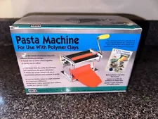 NEW Amaco Craft PASTA MACHINE For Use With Polymer CLAYS And Soft METAL SHEETS