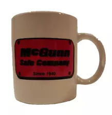 McGunn Safe Company Since 1940 Advertisement Coffee Mug Cup White