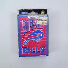 New Vintage 1994 Buffalo Bills Playing Cards Good Stuff NFL Poker Size Coated