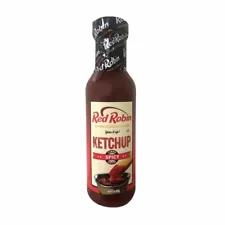 NEW RED ROBIN SPICY KETCHUP SAUCE 15 OZ BOTTLE