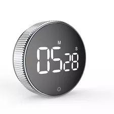 LED Digital Kitchen Timer - Stopwatch - Magnetic Electronic Countdown Clock