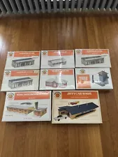 BACHMANN HO scale Buildings Lot Sealed In Original Boxes Car Wash Opened Box