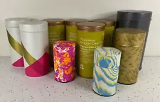 10 Teavana Empty Loose Leaf Tea Tins Lot