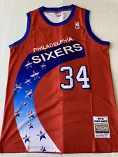 Philadelphia 76ers Retro Charles Barkley Shooting Stars Jersey Large 90’s Sixers