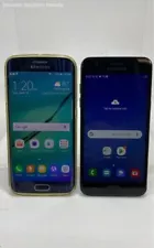 Samsung Lot Of 2 Android Smartphones (J3 Achieve & Galaxy 6s Edge)