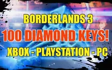 Borderlands 3 100 Diamond Keys Drop for God Roll Items XBOX ONE X/S PS4 PS5 PC