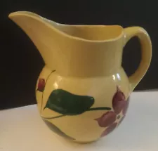 New ListingWatt Pottery Pitcher Vintage #15 3 Leaves