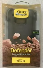 New Original Otterbox Defender Series Case for HTC One M9 - w/ Holster - Black !