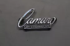 OEM Camaro by Chevrolet emblem 7752901 for 1968-69 front header / deck lid