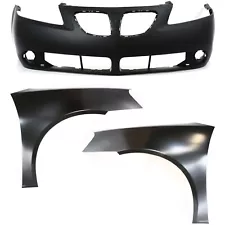 Bumper Cover Kit For 2005-2009 Pontiac G6 Front 3pc