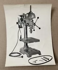 Walker Turner Drill Press 8x10 Promo Photo Vintage Machinery Tools