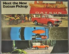 1972 Datsun Li'l Hustler Pickup Truck Large Postcard Nissan Excellent Original