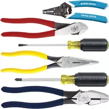 6-Piece Electrician Tool Kit with Pliers, Wire Stripper/Cutter, and Screwdrivers