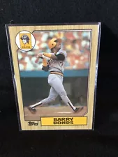 Topps 1987 Baseball Cards. Barry Bonds Rookie Card #320 SET minus 11 cards 