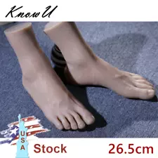 Silicone Men Model Leg Lifelike Mannequin Feet One Right Or Left Display 26.5cm