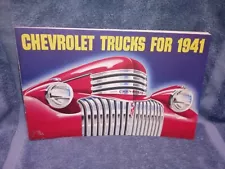 Chevrolet Trucks for 1941 sales brochure booklet original