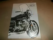 Vintage Original Motorcycle Advertising Brochure Moto Guzzi 850-T3