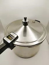 6 QT PRESTO STAINLESS STEEL PRESSURE COOKER MODEL 10D 0135001 LISTED 409