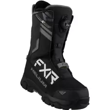 FXR Helium BOA Snowmobile Boots - Black Men's Size 9