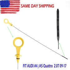 Engine Oil Dipstick For Audi A4 A4 Quattro A5 Quattro 2.0T B8 & B9 2009-2017 New