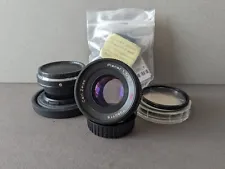 Contax Zeiss Planar T* 50mm f/1.7 Lens W Leitax Conversion For Nikon Dandelion!